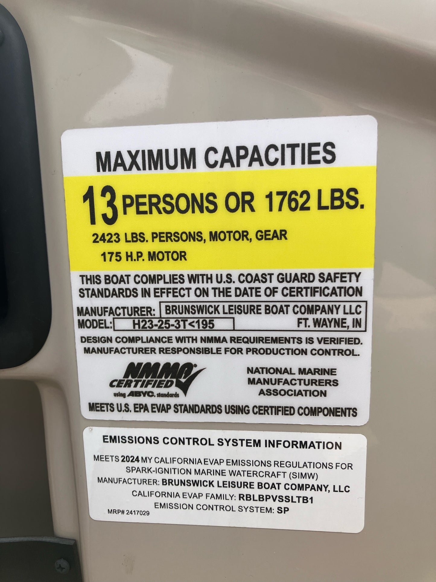 2024 Harris HCX23 Tritoon