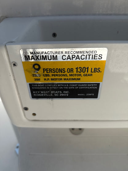 2024 Key West 239FS