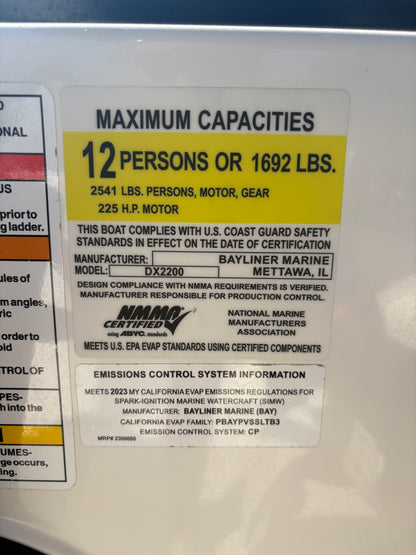 2023 Bayliner DX 2200
