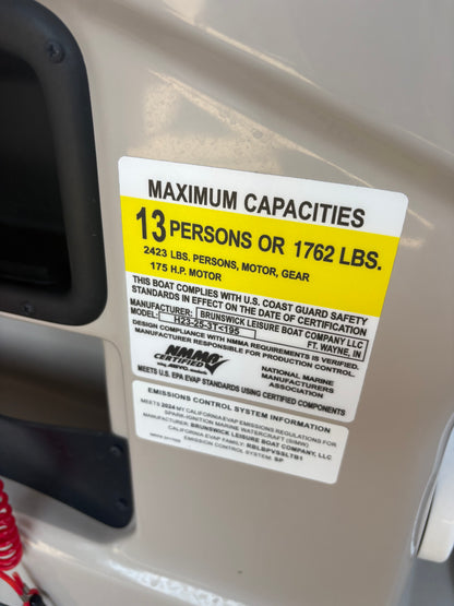 2024 Harris HCX23 Tritoon