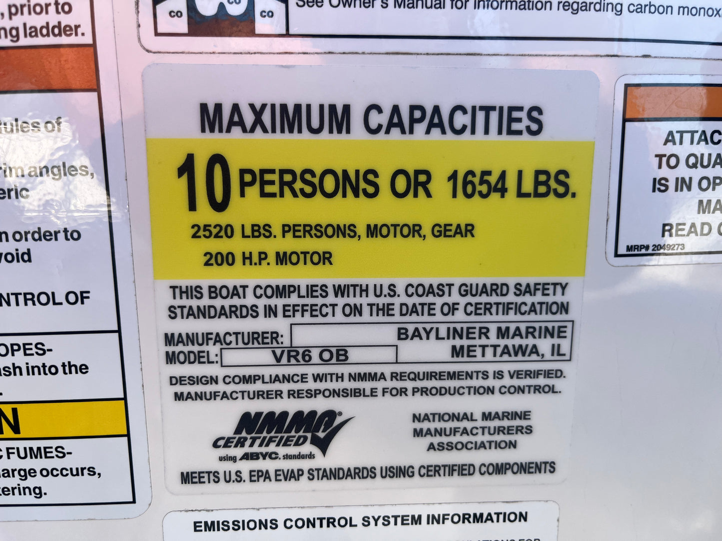 2023 Bayliner VR6 OB