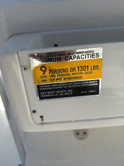 2024 Key West 239FS