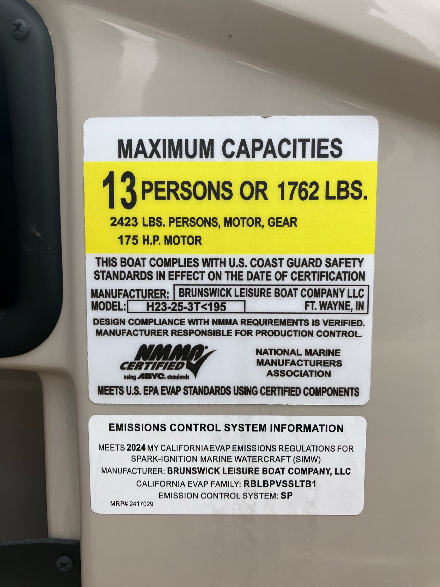 2024 Harris HCX23 Tritoon