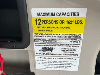 2024 Harris Breeze 230 Tritoon