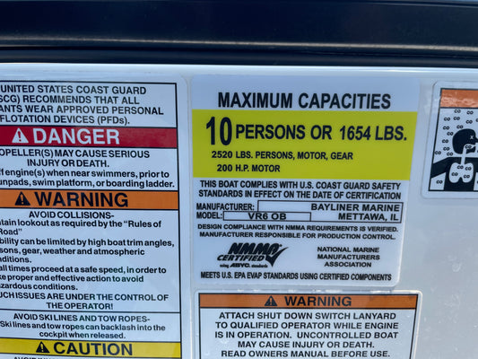 2025 Bayliner VR6 OB