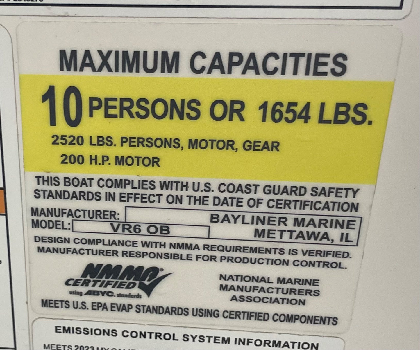 2023 Bayliner VR6 Bowrider