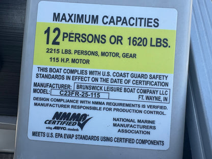 2023 Cypress Cay Seabreeze 232 Pontoon